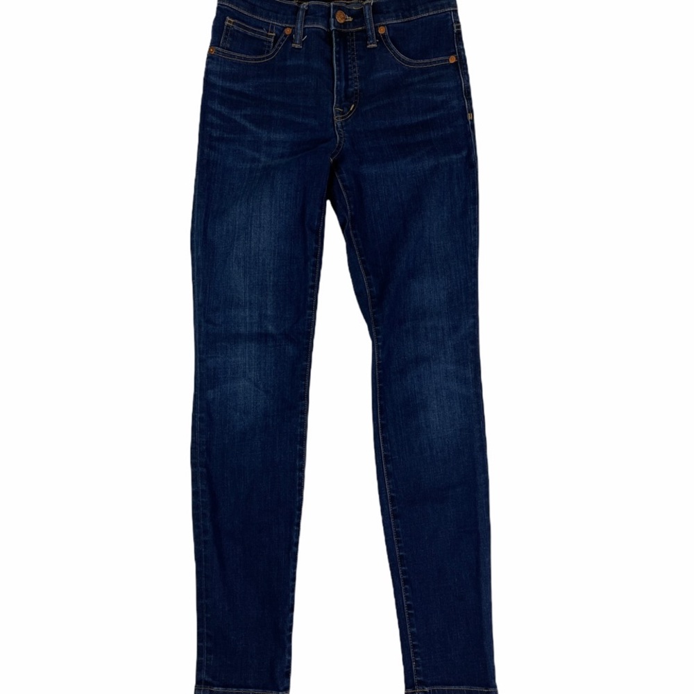 Madewell 9" Mid-Rise Skinny Jeans in Larkspur Wash